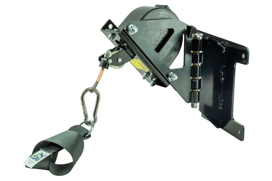 EZ Claw Hinged Flange Mount Bracket 4-in-1 Wrapped Line Saver Kit