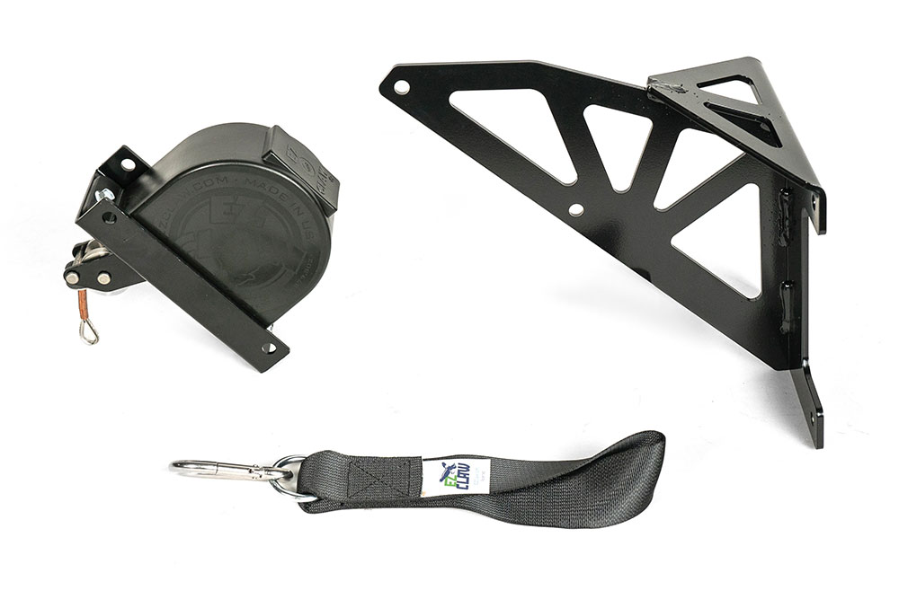 EZ Claw Flange Mount 4-in-1 Wrapped Line Saver Kit