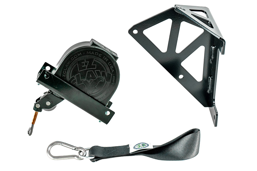 EZ Claw Short Flange Mount 3-in-1 Wrapped Line Saver Kit