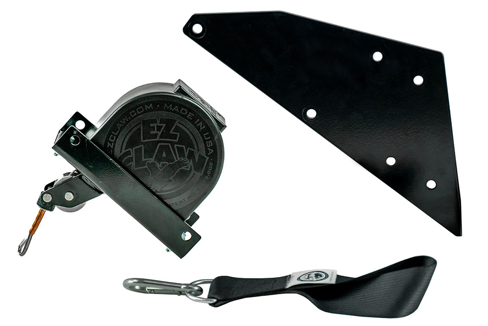 EZ Claw Side Mount 3-in-1 Wrapped Line Saver Kit