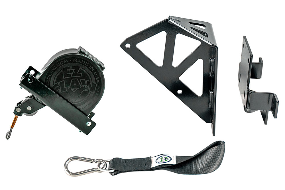 EZ Claw Versa Mount Short 3 in-1 Wrapped Line Saver Kit with PACCAR Adapter
