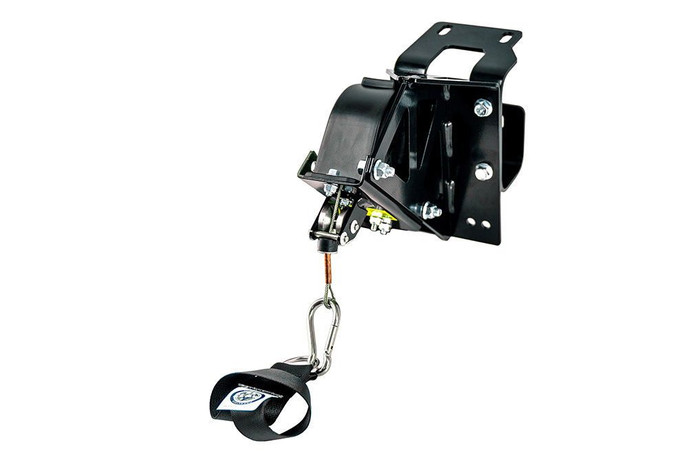 EZ Claw Versa Mount Short 3-in-1 Wrapped Line Saver Kit with International Daycab Adapter