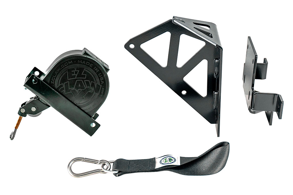 EZ Claw Versa Mount Short 4-in-1 Wrapped Line Saver Kit with PACCAR Adapter
