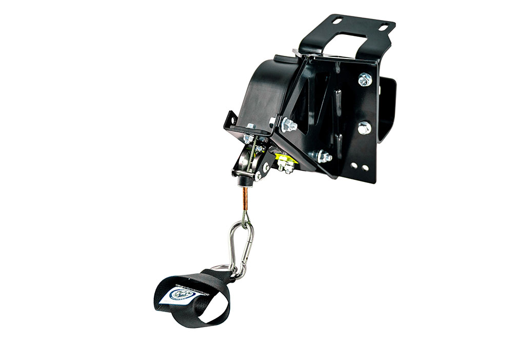 EZ Claw Versa Mount Short 4-in-1 Wrapped Line Saver Kit with International Daycab Adapter