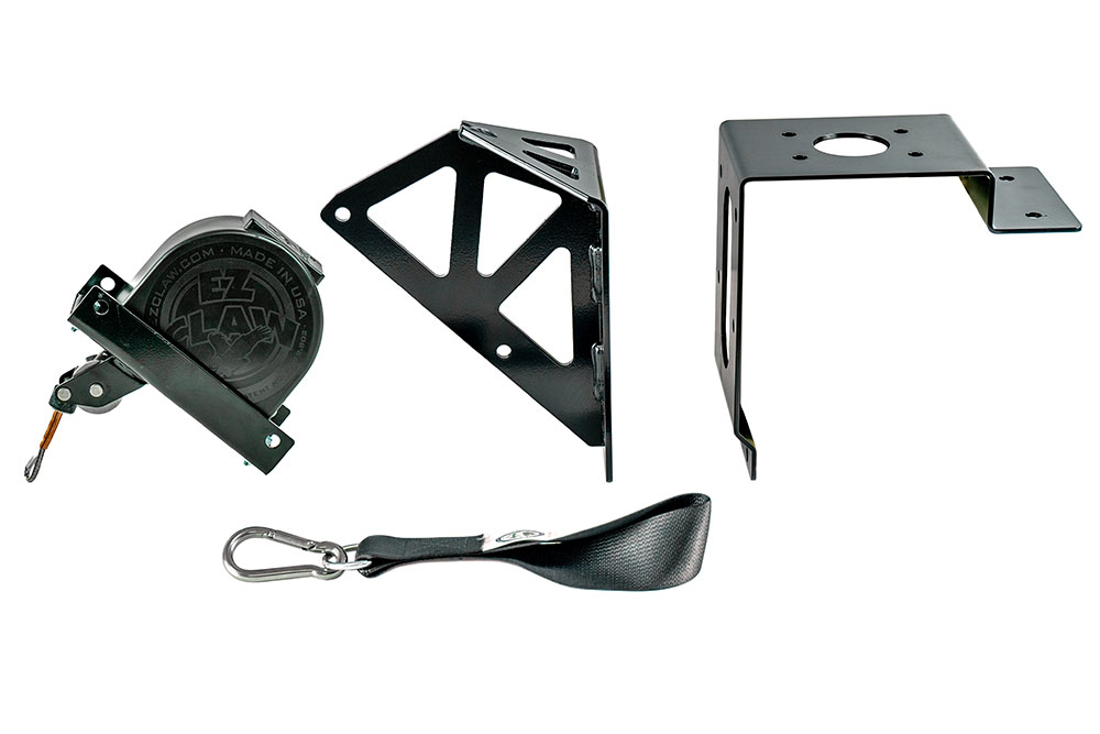 EZ Claw Versa Mount Short 4-in-1 Wrapped Line Saver Kit with Freightliner M2 Adapter