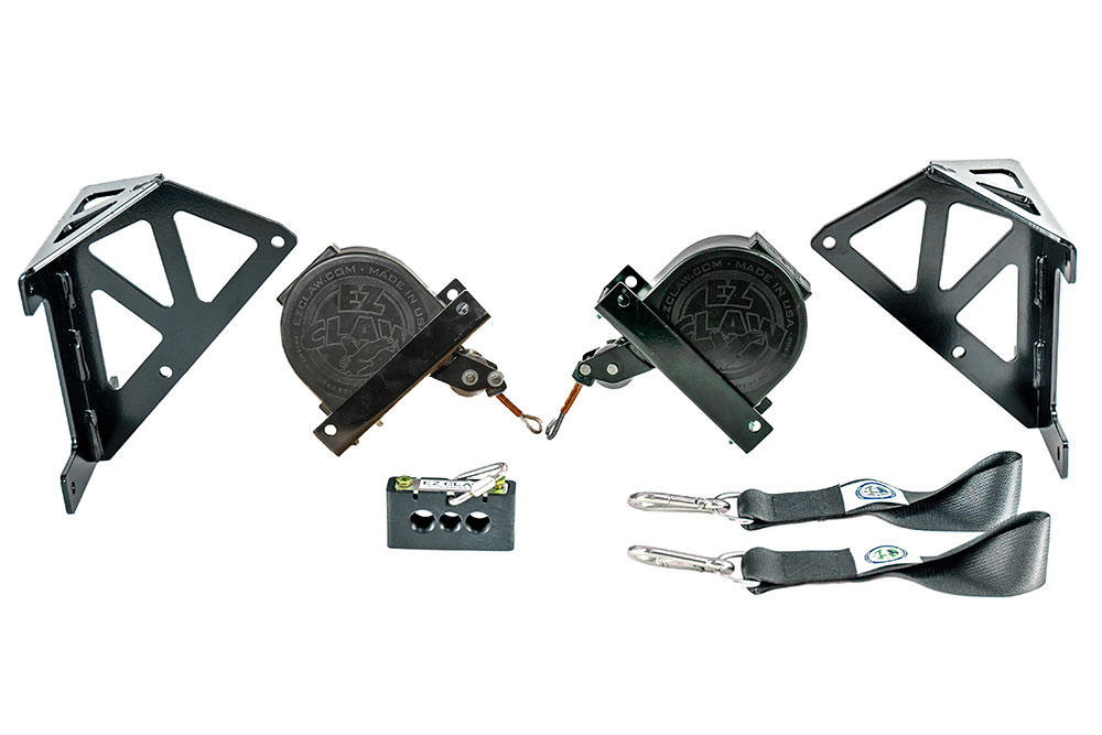 EZ Claw Flange Mount Short 3-in-1 Non-Wrapped and Hydraulic Line Saver Kit