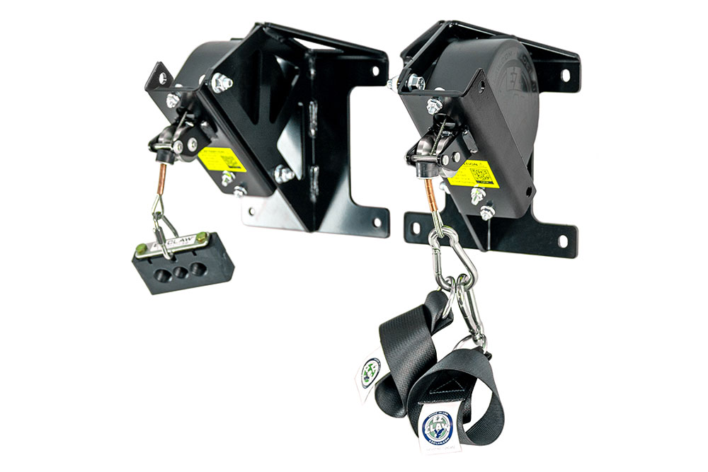 EZ Claw Flange Mount Short 3-in-1 Non-Wrapped and Hydraulic Line Saver Kit